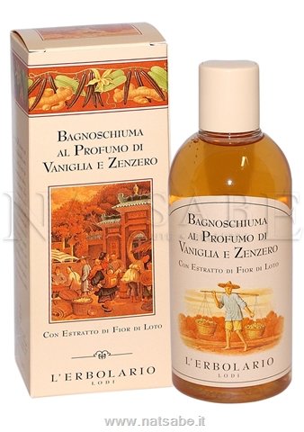 Erbolario - Vaniglia e Zenzero - Bath Foam Shower Gel - 250ml | Bath foam and Shower Gel | Erboristeria Natsabe: online selling