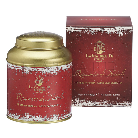 Snak - La Via del Tè - Tè Nero di Natale Racconto di Natale - latta da 100g | Tè di Natale  |  Erboristeria Natsabe: vendita online | erbe officinali, tisane, integratori