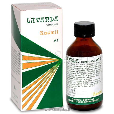 Raemil - Lavender composed - 100ml | Intestine | Erboristeria Natsabe: online selling