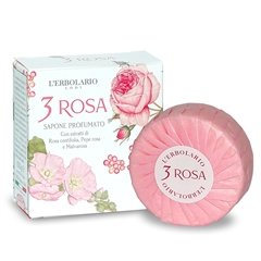 3 Rosa - Sapone Profumato - 100g