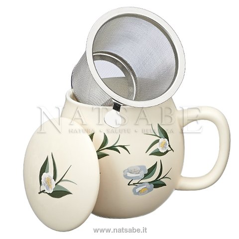 Snak - La Via del Tè - Tea Infuser Camelia Ivory | Tea Cups | Erboristeria Natsabe: online selling