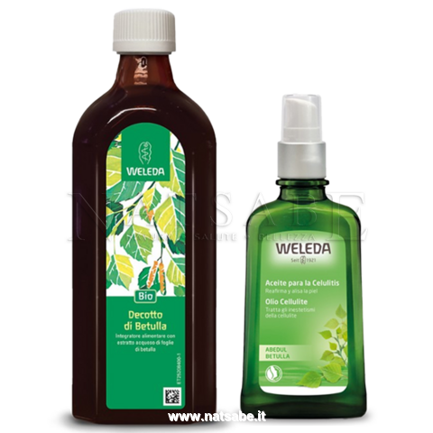 Weleda - Bipack Cellulite Birk - Oil 100 ml + Birk Herbal Tea 250 ml | Remodeling Creams | Erboristeria Natsabe: online selling