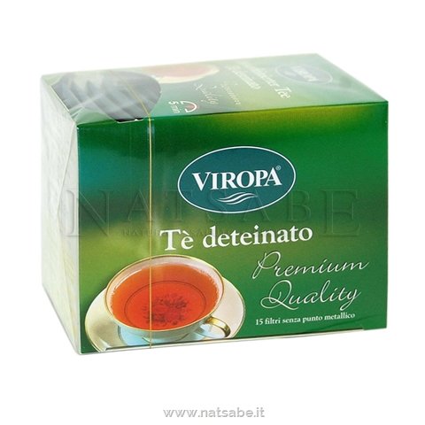 Viropa - Tè deteinato - 15 filtri | Tisane filtro |  Erboristeria Natsabe: vendita online | erbe officinali, tisane, integratori