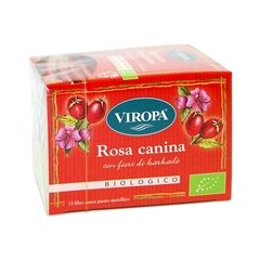 Infuso di Rosa Canina con fiori di Karkadè da agricoltura biologica - 15 filtri