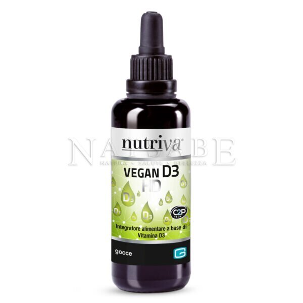 Giuriati Group - Nutriva - Vitamin D - Vegan D3  HD  drops - 30 ml | Vitamins and Minerals | Erboristeria Natsabe: online selling