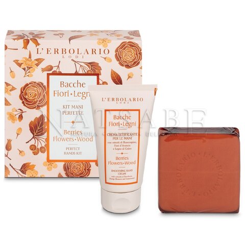 Erbolario - Berries Flowers Wood - Perfect Hands Kit - Soap+Hand Cream | Hand Cream | Erboristeria Natsabe: online selling