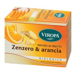 Infuso Zenzero e Arancia da agricoltura biologica - 15 filtri