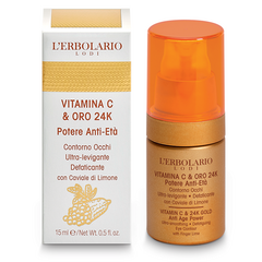 Vitamina C & Oro 24K - Contorno Occhi ultra-levigante -15 ml