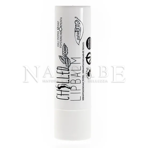 PuroBIO Cosmetics - Lipbalm Chilled - 5 ml | Labbra - Lip Gloss e Lip Pencil |  Erboristeria Natsabe: vendita online | erbe officinali, tisane, integratori