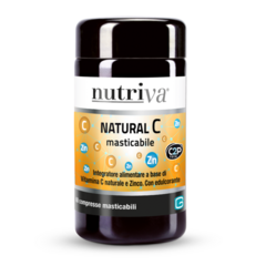 Vitamina C - Natural C masticabile 250 mg - 60 compresse da 1100 mg