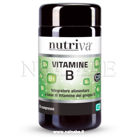 Giuriati Group - Nutriva - Vitamins B - 50 tablets 400 mg each | Vitamins and Minerals | Erboristeria Natsabe: online selling