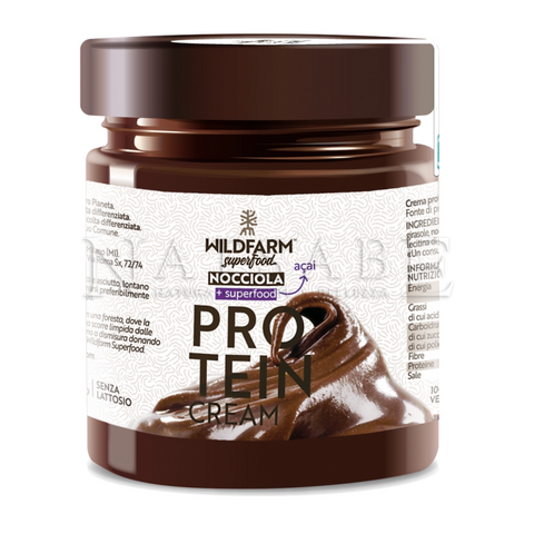 Wildfarm superfood - Crema Proteica spalmabile - cacao e nocciole - 200 g | Rimedi naturali |  Erboristeria Natsabe: vendita online | erbe officinali, tisane, integratori