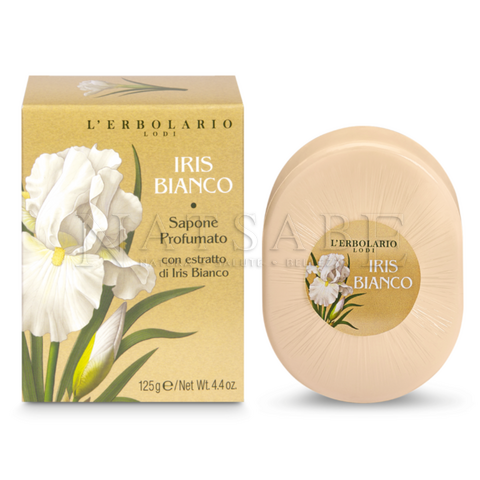 Erbolario - Iris Bianco - Sapone Profumato - 125 g | Saponette |  Erboristeria Natsabe: vendita online | erbe officinali, tisane, integratori