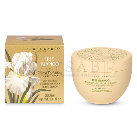 Erbolario - Iris Bianco - Crema Profumata per il Corpo - 300 ml | Creme corpo |  Erboristeria Natsabe: vendita online | erbe officinali, tisane, integratori