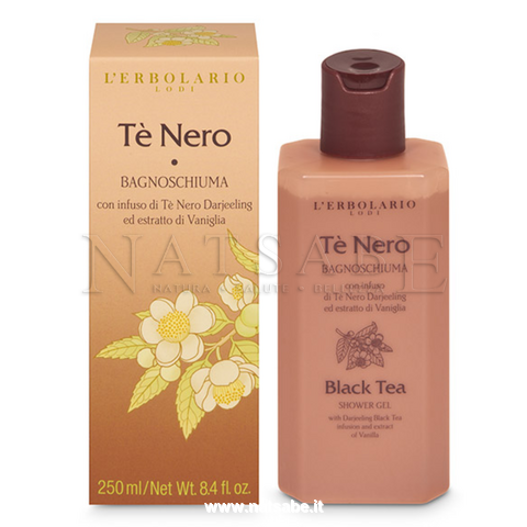 Erbolario - Tè Nero - Bagnoschiuma - 250 ml | Bagnoschiuma e shampodoccia |  Erboristeria Natsabe: vendita online | erbe officinali, tisane, integratori