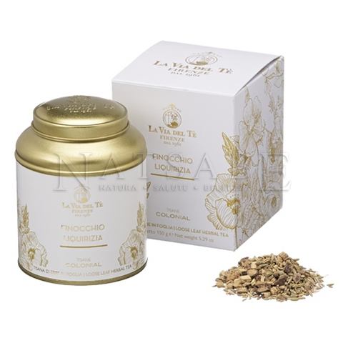 Snak - La Via del Tè - Infuso Finocchio e Liquirizia - latta da 100 g | Confezioni Regalo |  Erboristeria Natsabe: vendita online | erbe officinali, tisane, integratori