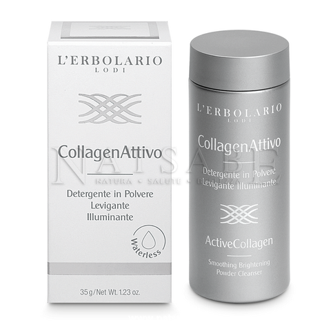 Erbolario - CollagenAttivo - Detergente in Polvere levigante illuminante - 35 g | Detergenti e Struccanti |  Erboristeria Natsabe: vendita online | erbe officinali, tisane, integratori