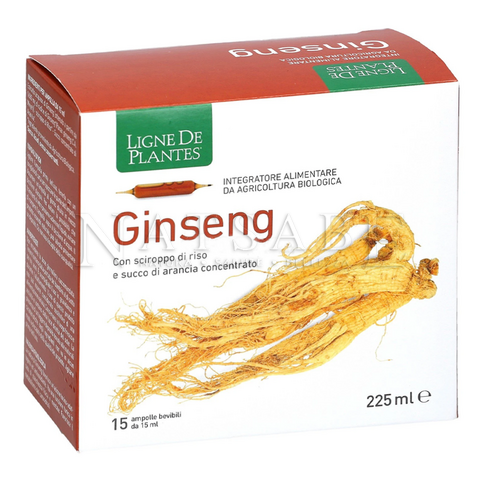 Natura Service - Ginseng da agricoltura biologica - 15 ampolle da 15 ml | Energetici e tonici |  Erboristeria Natsabe: vendita online | erbe officinali, tisane, integratori